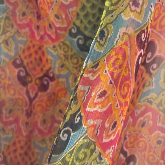 ๐ Colorful Patterned Scarf ๐ - Picture 6 of 6
